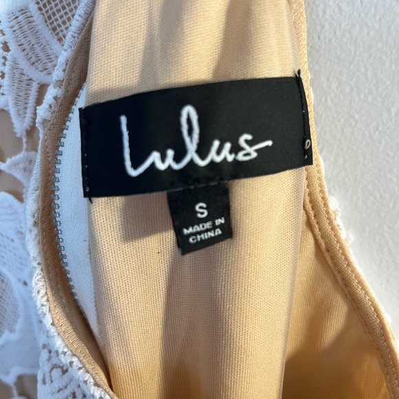 Lulu’s Temps De L’Amour White Lace Bodycon Midi Dress - Picture 4 of 7